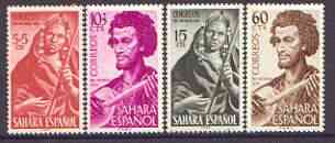 Spanish Sahara 1953 Child Welfare (Musicians) set of 4 unmounted mint, SG 11-04