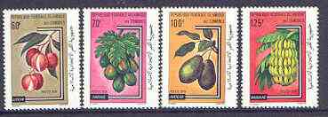 Comoro Islands 1979 Fruit set of four unmounted mint, SG 375-378