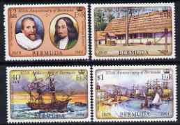 Bermuda 1984 375th Anniversary of First Settlement set of 4 unmounted mint, SG 473-76
