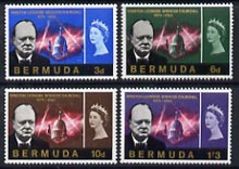 Bermuda 1966 Churchill Commemoration set of 4 unmounted mint, SG 189-92