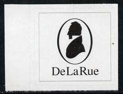 Cinderella - GB Great Britain 2001 self-adhesive sample stamp specially produced by De La Rue for PO staff to become familiar with the new Christmas stamps (blocks available)