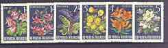 Austria 1966 Alpine Flora set of 6 unmounted mint, SG 1471-76