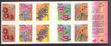 Booklet - South Africa 2000 Flowers 13r self-adhesive booklet complete and pristine