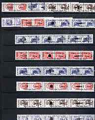 Crimea (Ukraine) ? - Cosmonauts Day set of 30 values, each opt'd on pair Russian defs (total 60 stamps) unmounted mint