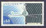 Andorra - French 1966 Launching of Satellite FR1 unmounted mint, SG F197....