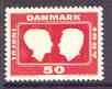 Denmark 1967 Royal Wedding 50Ã¶ unmounted mint, SG 487