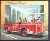 Benin 1998 Fire Engines perf m/sheet unmounted mint