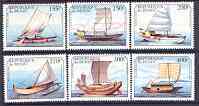 Benin 1999 Sailing Ships complete perf set of 6 values unmounted mint
