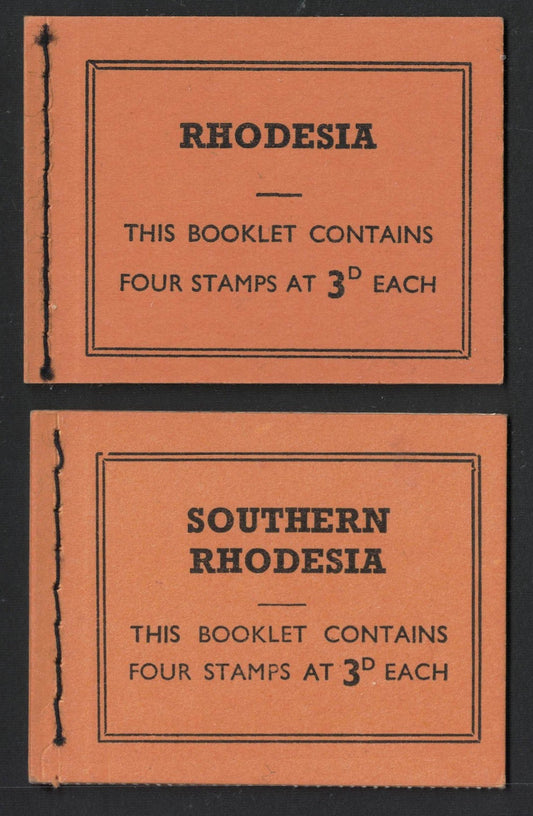 1964 Southern Rhodesia (SB6) & 1967 Rhodesia (SB7) Booklets Mint & Complete