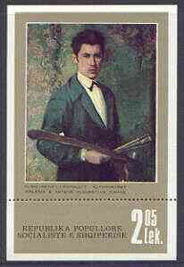 Albania 1977 Paintings by V Mio imperf m/sheet (self Portrait) unmounted mint, SG MS 1926