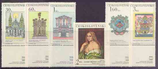 Czechoslovakia 1968 'Praga 68' Stamp Exhibition (4th Issue) set of 6 unmounted mint, SG 1749-54
