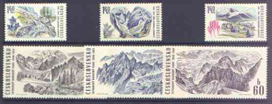 Czechoslovakia 1969 Tatra National Park perf set of 6 unmounted mint, SG 1843-48