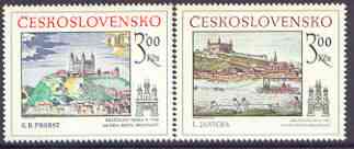 Czechoslovakia 1979 Historic Bratislavia (3rd issue) set of 2 unmounted mint, SG 2500-01