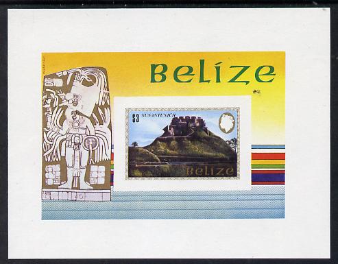 Belize 1983 Maya Monuments m/sheet (Xunantunich) imperf unmounted mint (as SG MS 751) 