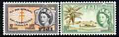 Fiji 1954 Health perf set of 2 unmounted mint, SG 296-97