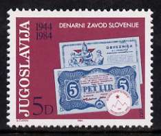 Yugoslavia 1984 40the Anniversary of Slovenian Institute unmounted mint, SG 2135