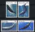 Australia 1982 Whales perf set of 4 unmounted mint, SG 838-41