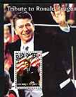Djibouti 2004 Tribute to Ronald Reagan perf souvenir sheet unmounted mint