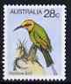Australia 1980-82 Bee-Eater (Rainbow Bird) 28c from 2nd Birds def set unmounted mint, SG 735*