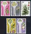 British Honduras 1972 Indigenous Hardwoods (4th series) perf set of 5 unmounted mint, SG 333-37*