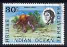 British Indian Ocean Territory 1968-70 Robber Crab 30c very fine used, SG 20a