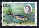British Indian Ocean Territory 1968-70 Rainbow Runner (Dorade Fish) 85c unmounted mint, SG 24a