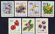 Czechoslovakia 1967 Botanical Garden Flowers perf set of 7 unmounted mint, SG 1675-81