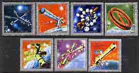 Yemen - Republic 1970 Interplanetry Space Travel perf set of 7 cto used, Mi 1174-80