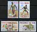 Nigeria 1998 Football World Cup perf set of 4 unmounted mint, SG 722-25*