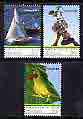 Australia 1986 Victory in America's Cup set of 3 unmounted mint, SG 1036-38*
