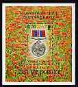 Cayman Islands 1995 50th Anniversary of end of World War II perf m/sheet unmounted mint, SG MS 809