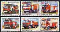 Cambodia 2000 Fire Engines perf set of 6 unmounted mint SG 2042-47