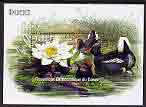 Congo 2005 Ducks with Water Lily perf m/sheet unmounted mint