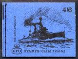 GB Booklet -1968-70 Ships - Dreadnought 4s6d booklet (Sept 1969) complete and fine SG LP53