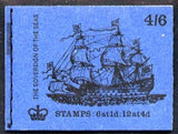 GB Great Britain 1968-70 Ships - Sovereign of the Seas 4s6d booklet (Oct 1970) complete and fine SG LP59