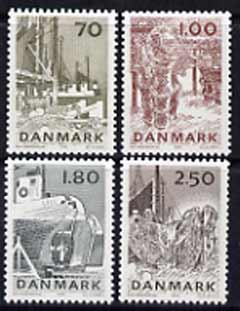 Denmark 1978 Fishing Industry set of 4 unmounted mint, SG 660-63