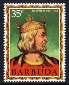 Barbuda 1970-71 English Monarchs SG 45 Stephen unmounted mint*