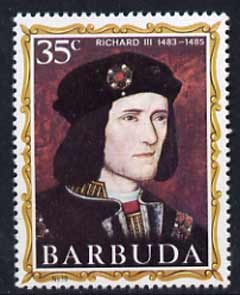 Barbuda 1970-71 English Monarchs SG 59 Richard III unmounted mint*