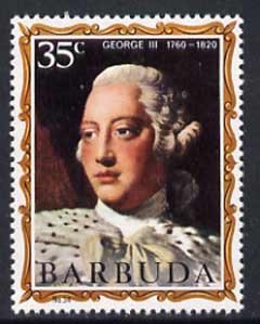 Barbuda 1970-71 English Monarchs SG 75 George III unmounted mint*