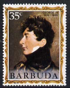 Barbuda 1970-71 English Monarchs SG 76 George IV unmounted mint