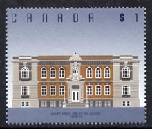 Canada 1991-96 Court House $1 P14.5 x 14 unmounted mint SG1479