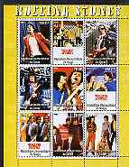 Congo 2005 Rolling Stones perf sheetlet containing set of 9 values unmounted mint