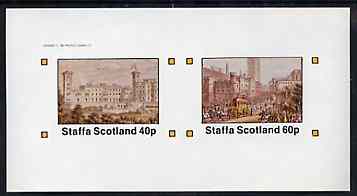 Staffa 1982 Palaces imperf set of 2 values unmounted mint