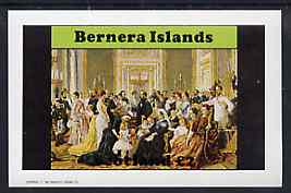 Bernera 1982 Life & Times of Queen Victoria (Family Group) imperf deluxe sheet (Â£2 value) unmounted mint