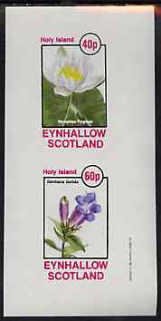 Eynhallow 1982 Flowers #31 imperf set of 2 values unmounted mint