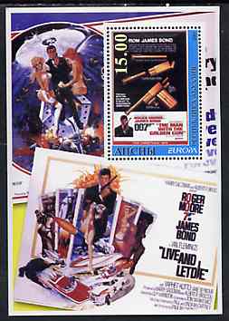 Abkhazia 2003 Europa (Movie Posters) - James Bond perf souvenir sheet unmounted mint