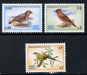 Nepal 1992 Birds set of 3 unmounted mint, SG 540-42*