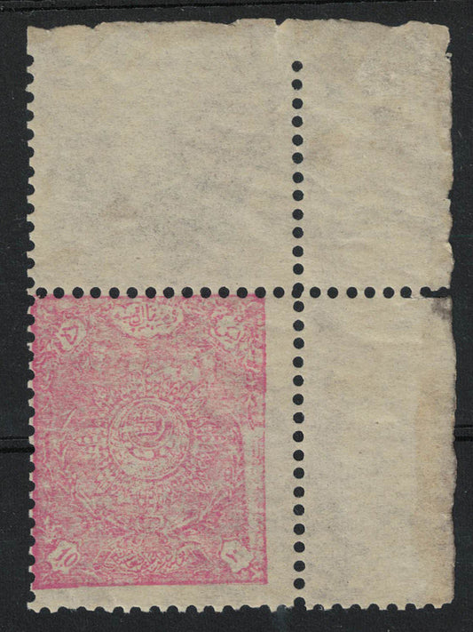 Afghanistan SG177 (II) Mint corner Single showing "bare patch in design"