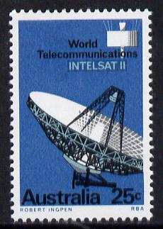 Australia 1968 Intelsat II (Radar) unmounted mint SG 419*