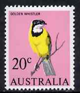 Australia 1966-73 Golden Whistler 20c from decimal def set unmounted mint, SG 394